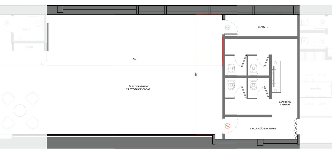 Planta - Auditório / Espaço de Eventos
